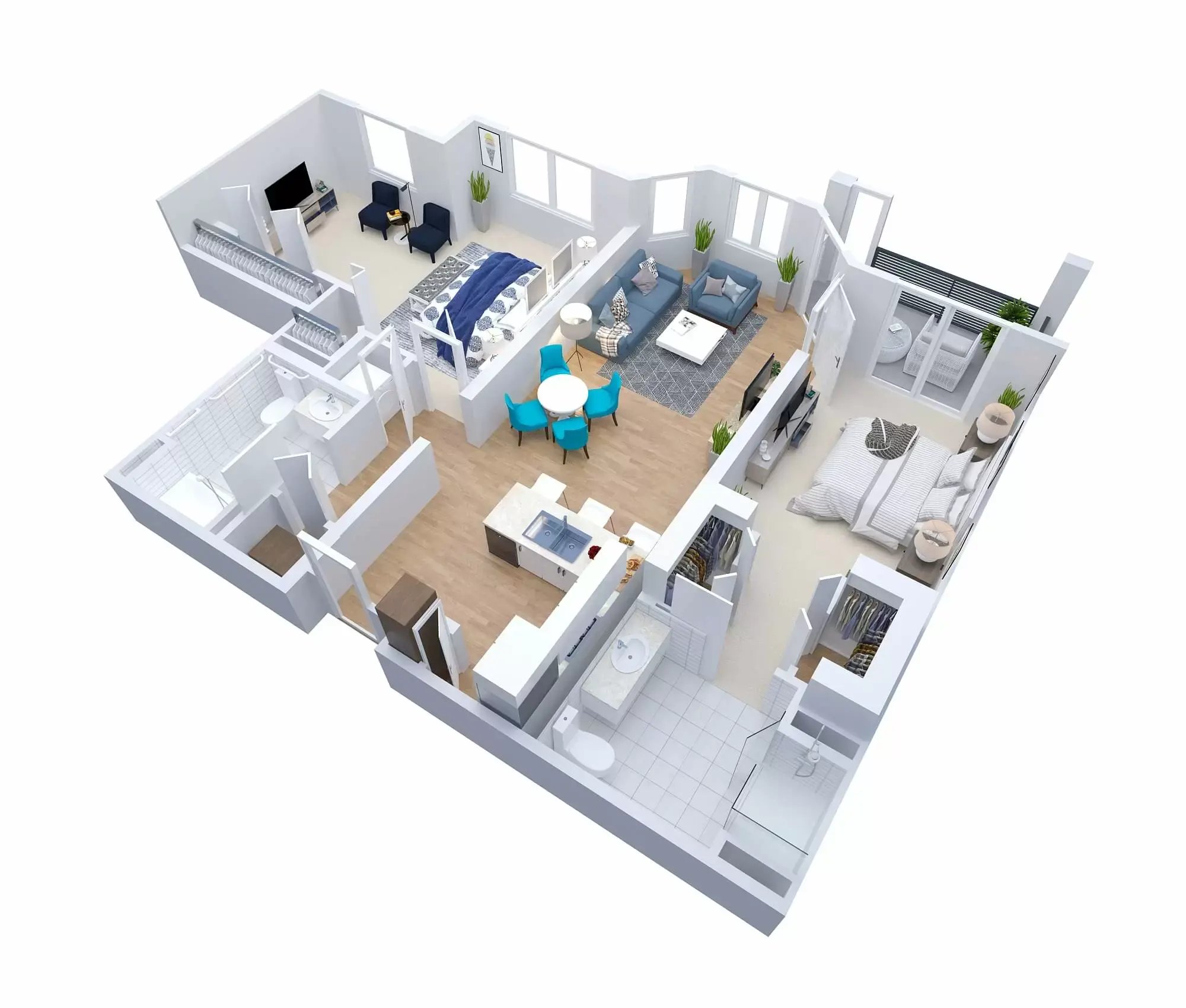 Alexandra Deluxe floor plan