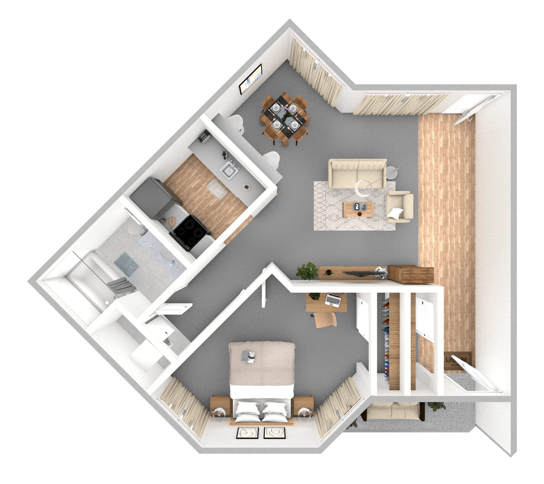 Bush floor plan