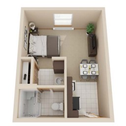 Oak floor plan