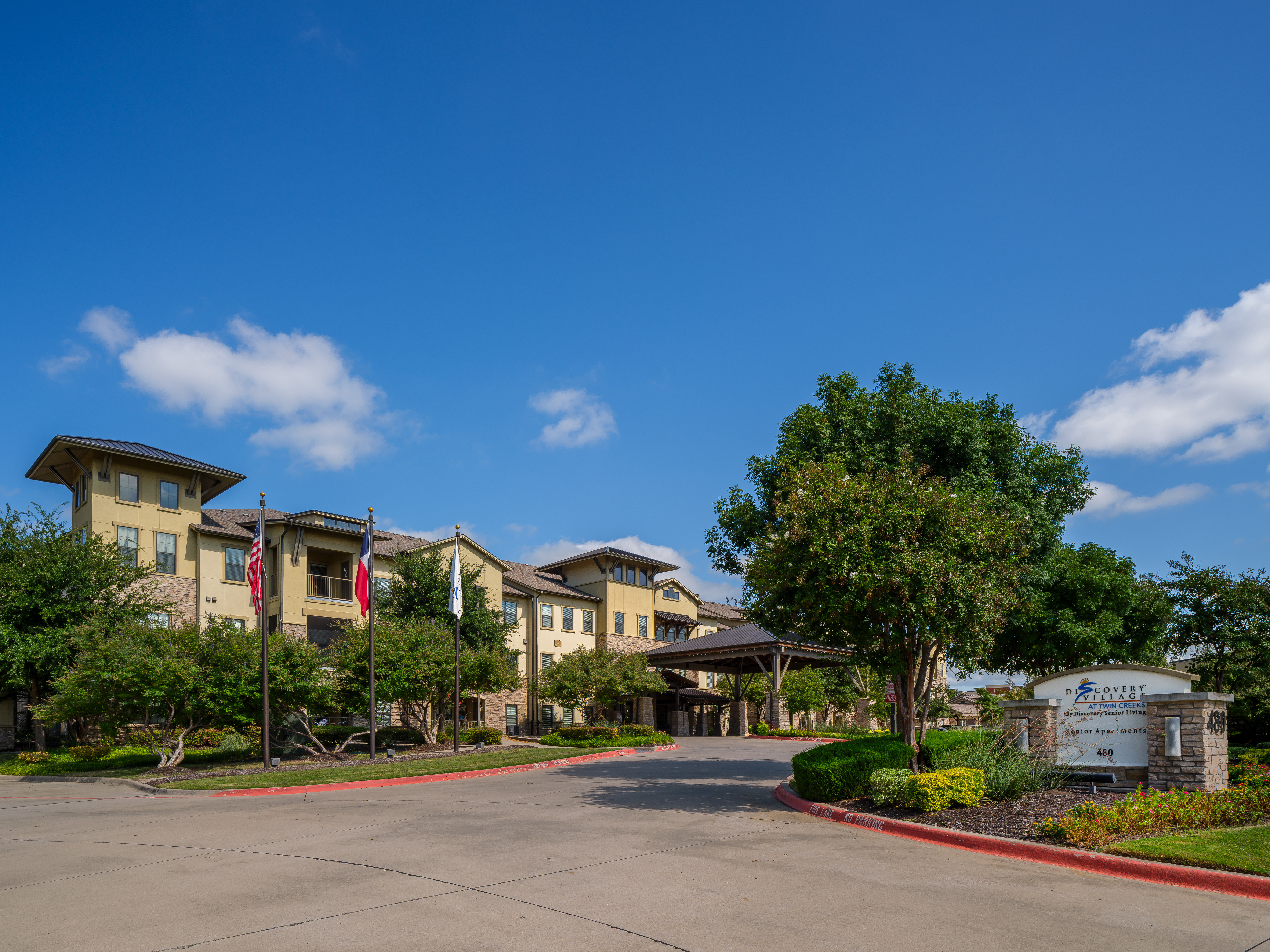Discovery Village Twin Creeks front signage