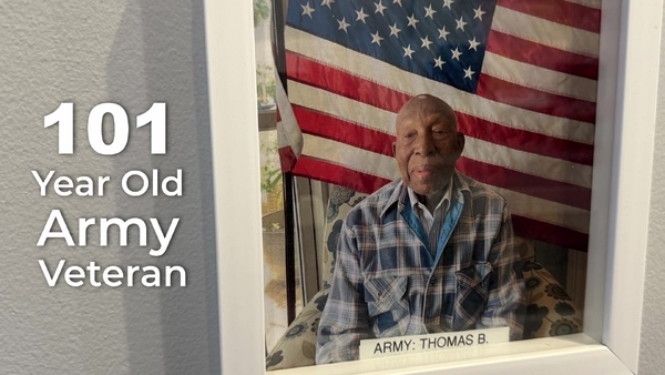 101 year old army veteran Thomas B.